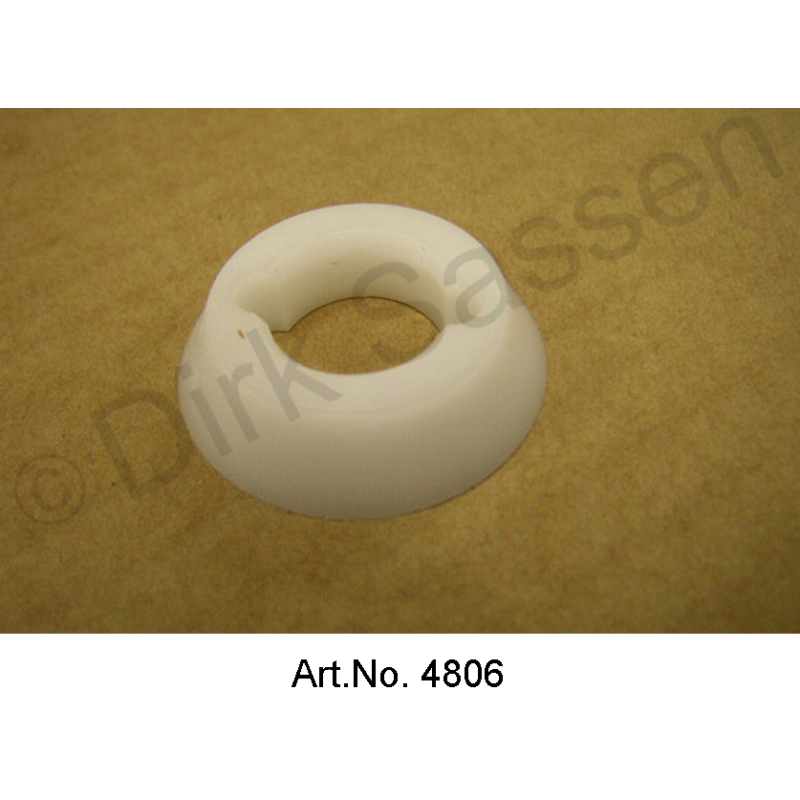 Spacer for headlight, plastic, on the front fender