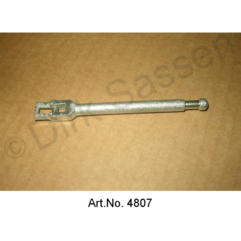 Staafkoppelinghoek voor ontgrendelingsvork, mechanisch circuit