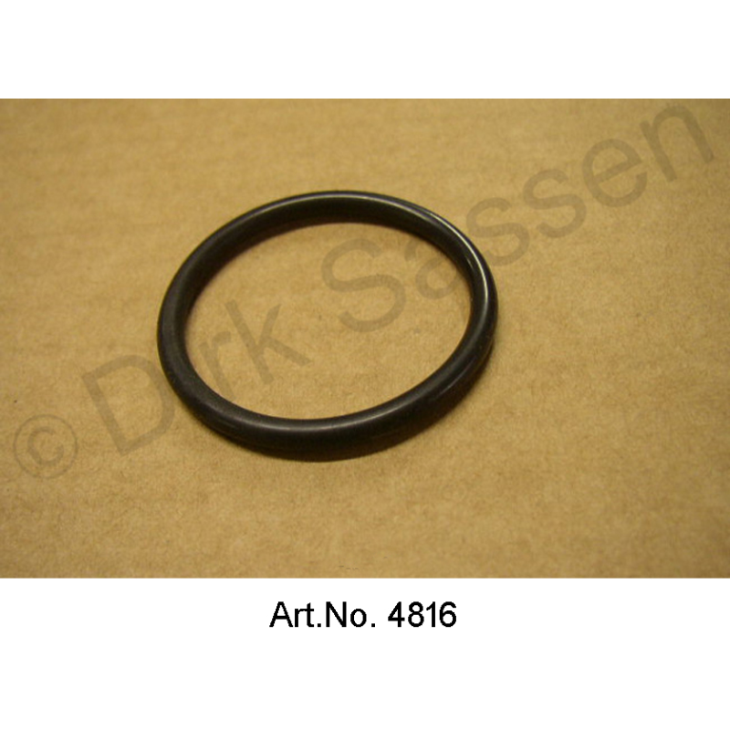 Sealing ring for intake filter on hydraulic reservoir, top