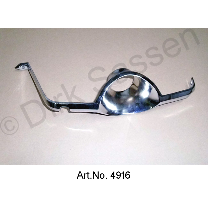 Steering wheel chrome, 1962 to 1968, Schaltwagen, reproduction