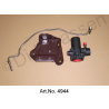 Conversion kit for pressure regulator, LHS, from aluminum to steel, with bracket and main pressure line, bent