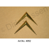 Angle Citroen, paire, or, pour version Pallas