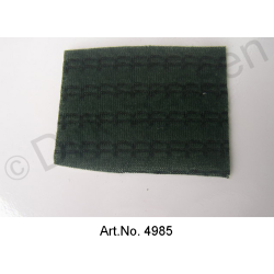 Fabric, Pallas, 'raye`, from 09/1973, green, 1.4 meters wide, per meter