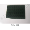 Tessuto, Pallas, 'raye`, dal 09/1973, verde, largo 1,4 metri, al metro