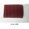 Tissu, Pallas, 'raye`, du 09/1973, rouge, largeur de 1,4 mètre, par mètre