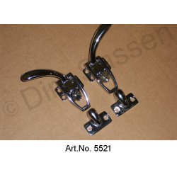 Verdeckverschlüsse, links und rechts, Cabrio, verchromt, Paar