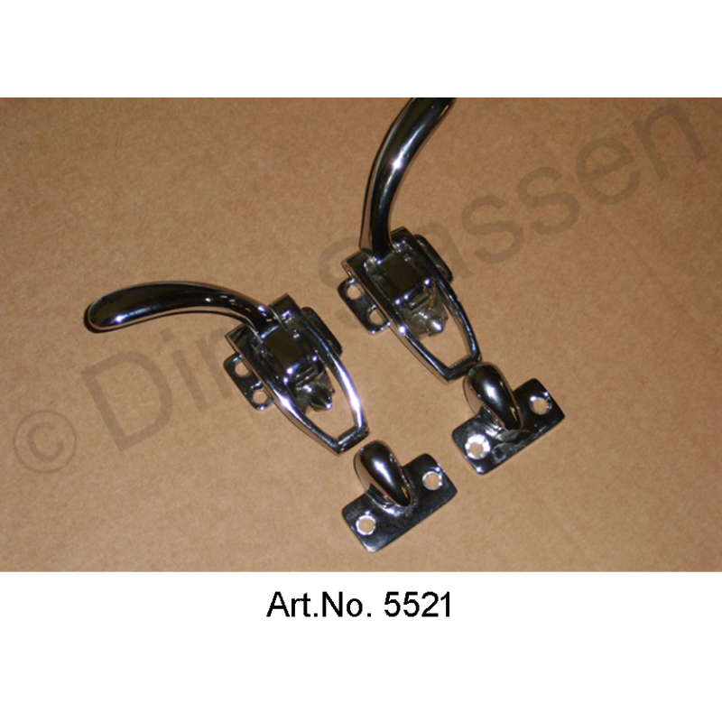 Verdeckverschlüsse, links und rechts, Cabrio, verchromt, Paar