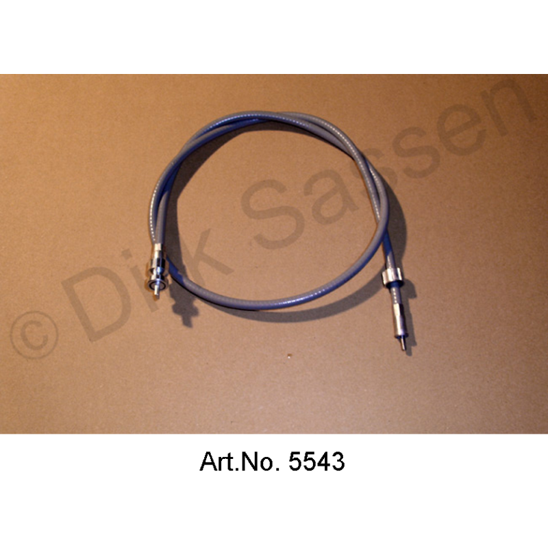 Snelheidsmeterkabel, ca. 103 cm, versterkte versie, met wartelmoer in metaal