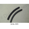 Rubber sealing strips for fuel filler flap, pair, Break, 125 mm