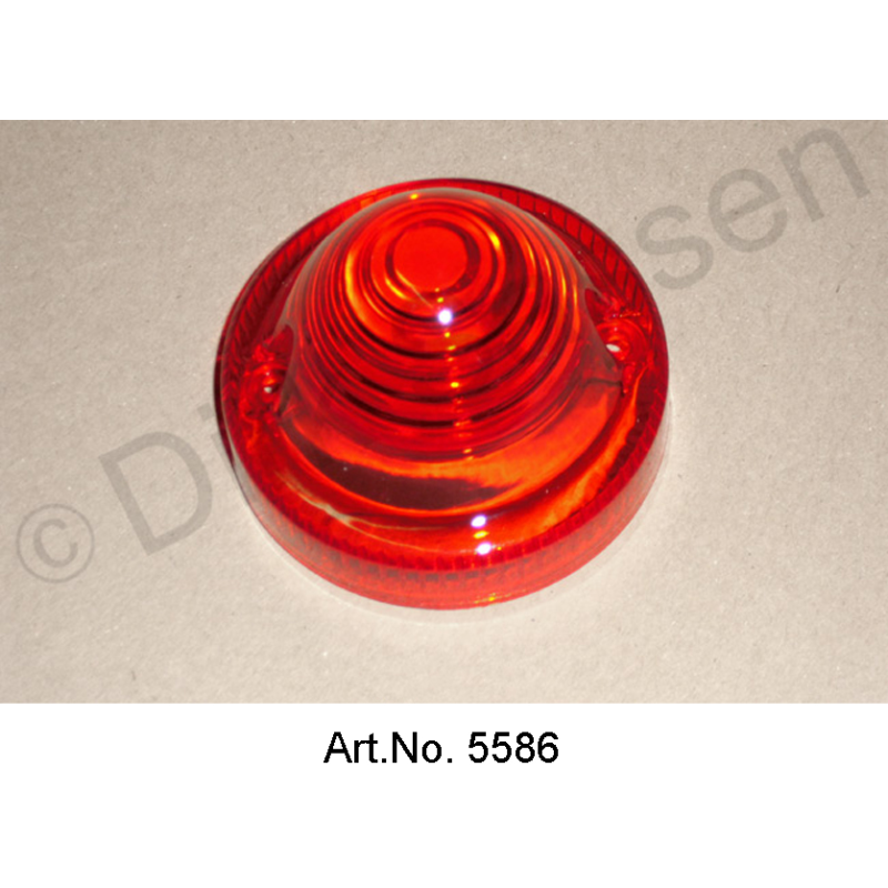 Cap for rear light, Break, red, diameter 70 mm, hole spacing screw connection 51 mm