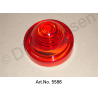 Cap for rear light, Break, red, diameter 70 mm, hole spacing screw connection 51 mm