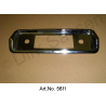 Radio cover, chrome, until 1969, for Becker radio, cut-out: 38 mm x 93 mm