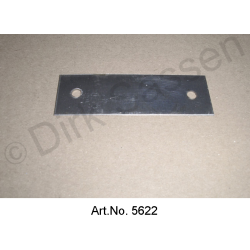 Sheet metal strip for mud flaps, mudguard flaps, stainless steel, wheel arch, front