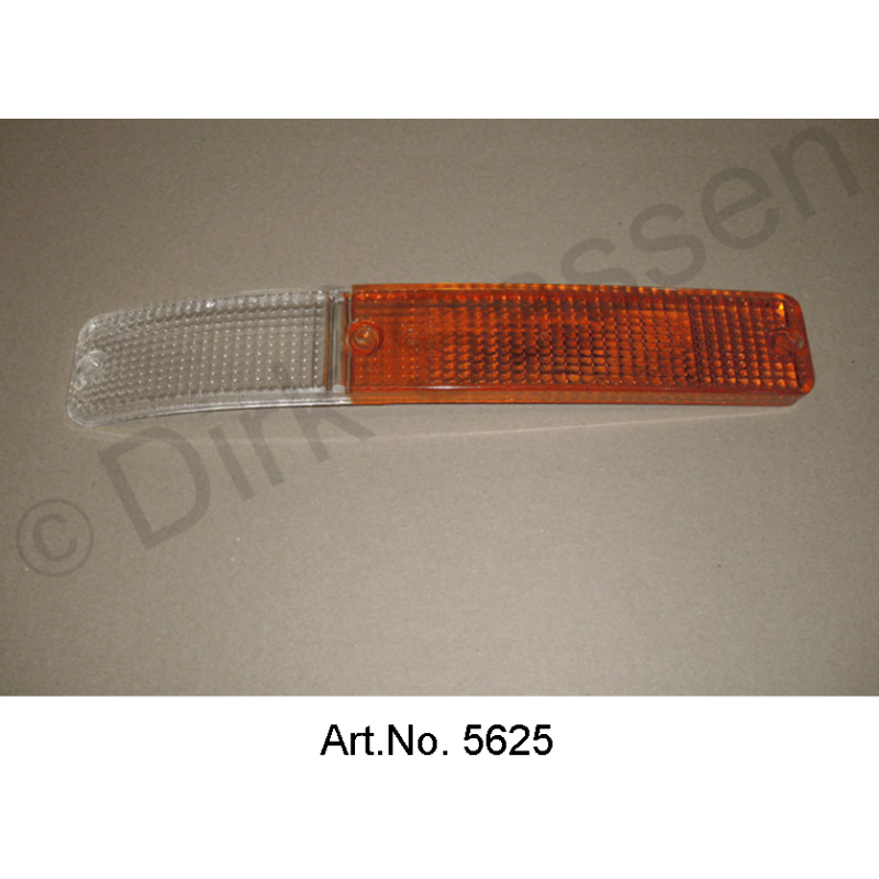 Indicatorglas, SM, wit / oranje