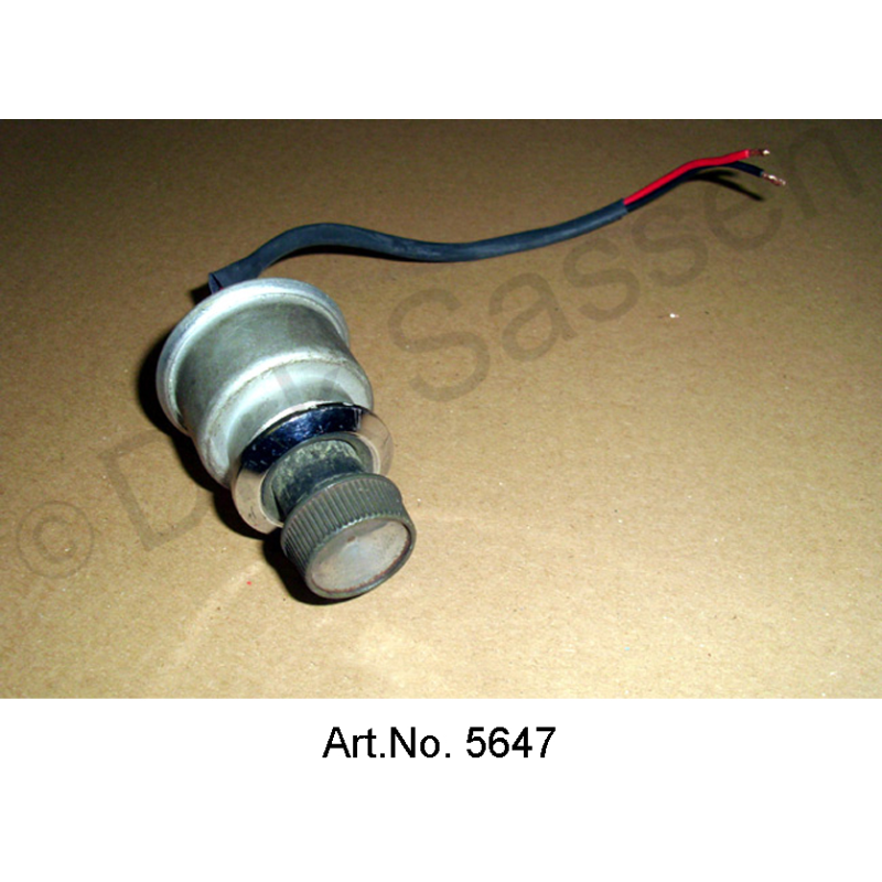 Sistema lavacristallo, 1962-1968, pulsante elettricamente convertito, come nuovo, versione DS, cambio di parte