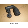 Rubber pakkingring voor retourpoort, voor of achter, met 2 inserts