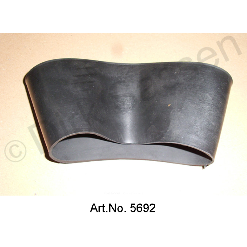 Goma para caja del ventilador del radiador, al salpicadero, lado izquierdo, forma ovalada