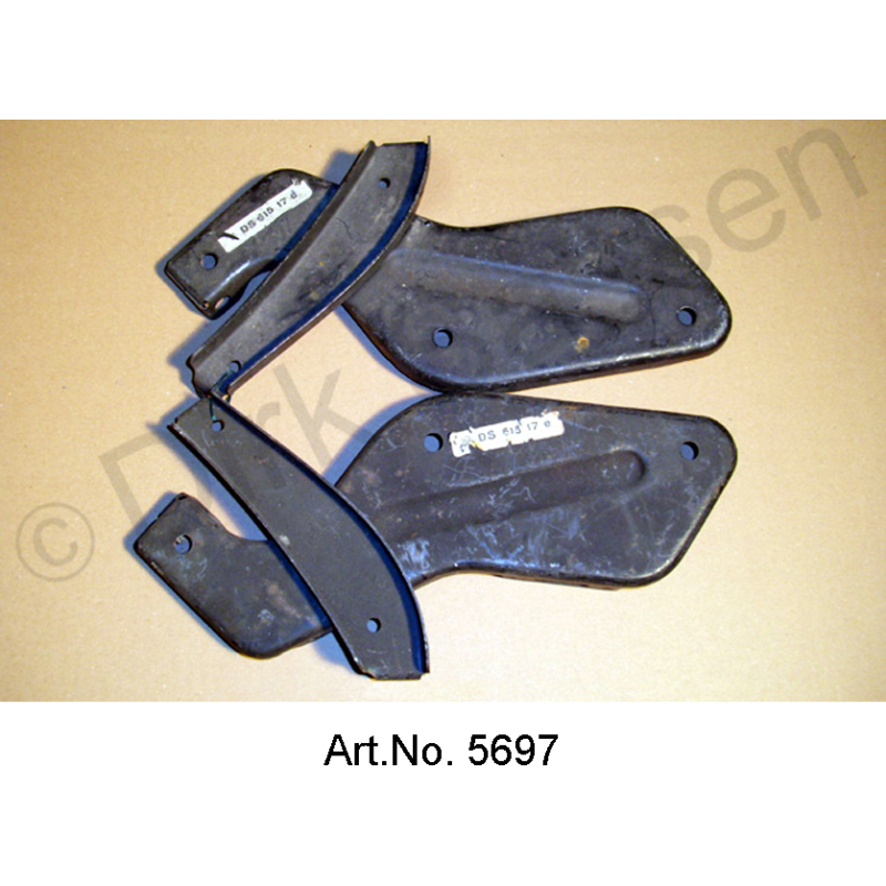 Soporte para parachoques, par, izquierda y derecha, 09/1962 a 09/1967, pieza de repuesto original