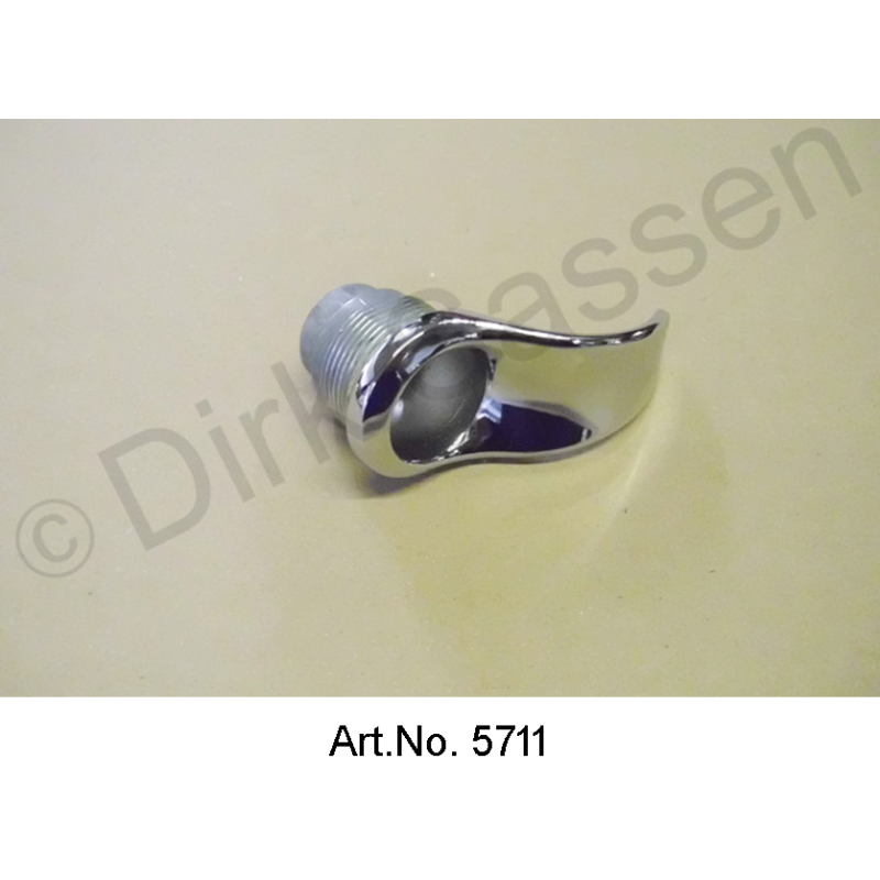 Lock housing for trunk lid, new chrome