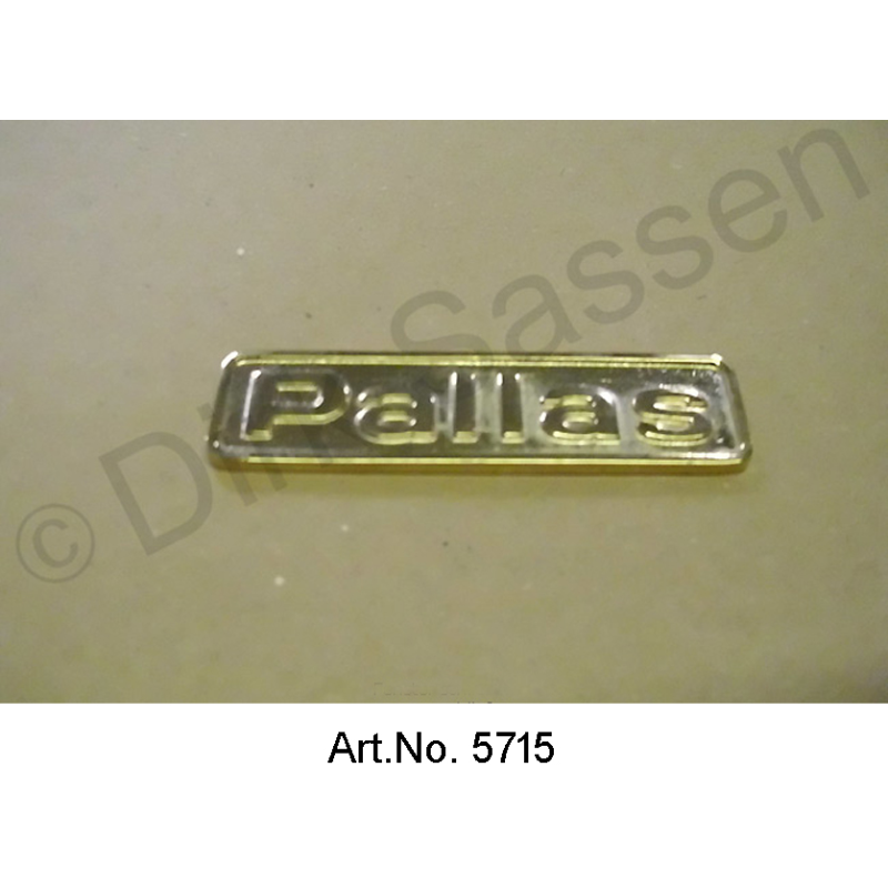 Emblema, Pallas, sul pannello