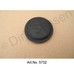 Tapón de sellado de goma para mamparo, DS, diámetro 38 mm