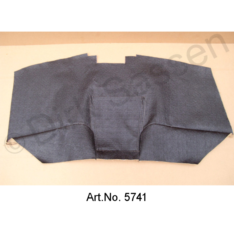 Rivestimento interno per vano motore, nero, Non Pallas