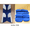 Interieurbekleding, set stoelhoezen en portierbekleding, blauw, Non-Pallas (let op: chroomversiering apart)