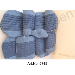 Interior, set of seat covers and door trim, gray, Pallas (attention: chrome strips separately)