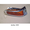 Blinker, Pallas, orange, rechts, bis 1967, mit Chromrahmen, Nachbau