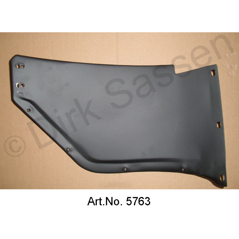 Frontschürzen-Spritzblech, links, Metall, bis 1967