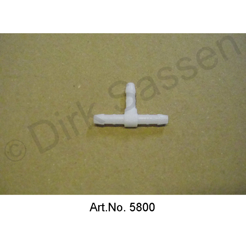 Colector de retorno, pieza en T, plástico, 4 mm