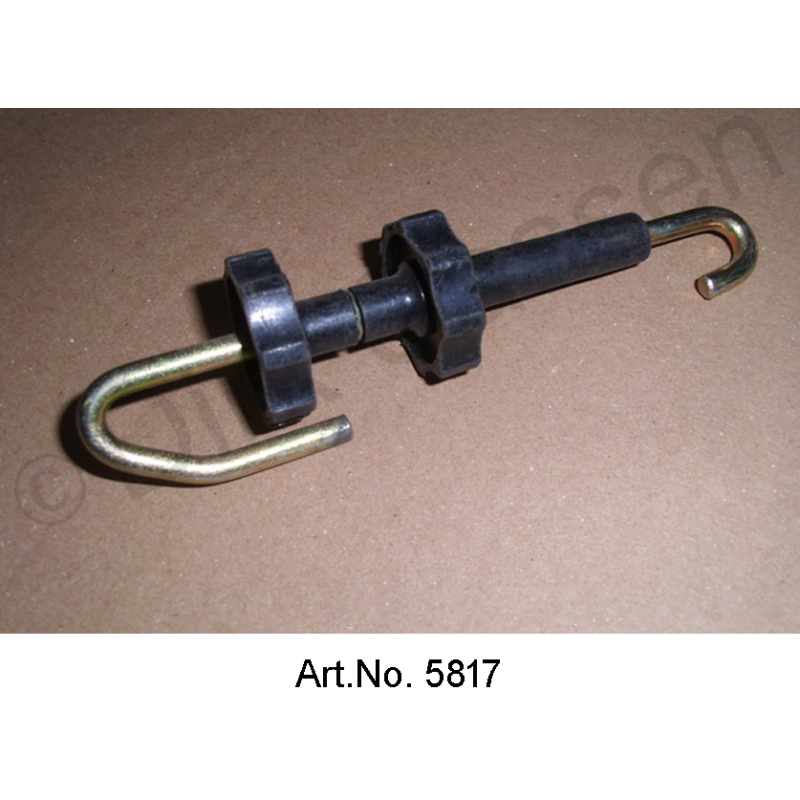 Leva di correzione per fascio fari, 9/1966 a 9/1967, cromato giallo, per fari dipendenti dall'altezza