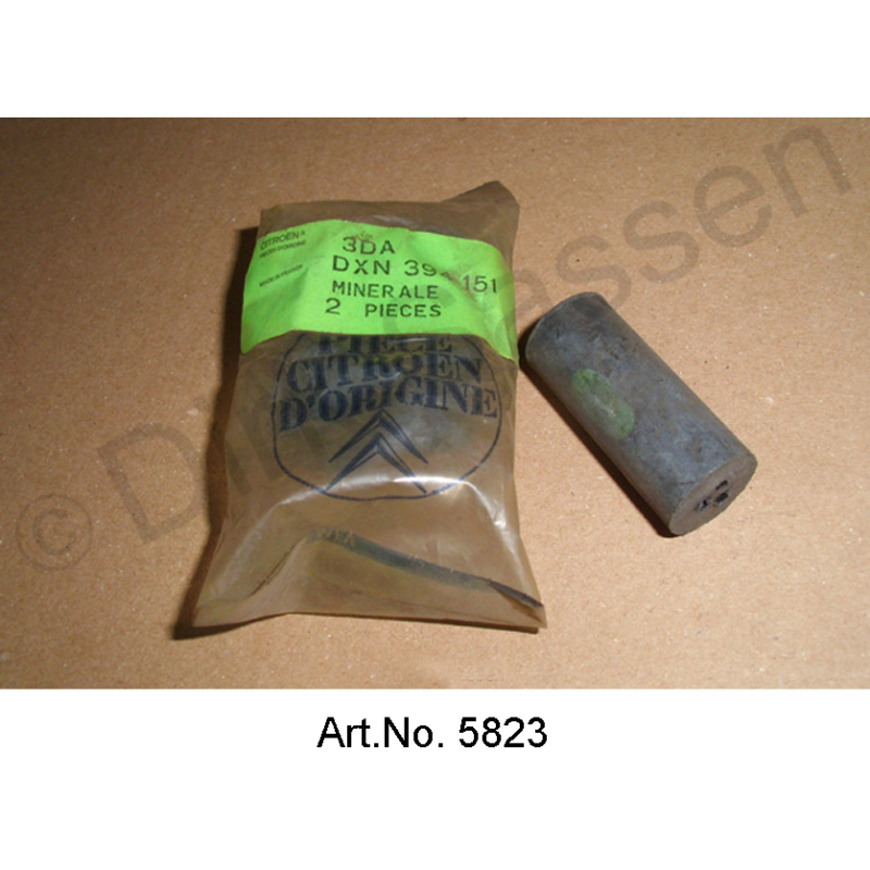 Rubber stopper for hydraulic tank, with 3 holes, for semi-automatic