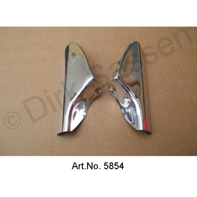 Trompetas para el armazón del techo, tapa para trompetas de plástico, aluminio, impecable