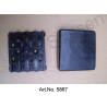 Caja de fusibles, negro, para 4 fusibles, impecable