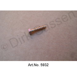 Screw for fan wheel