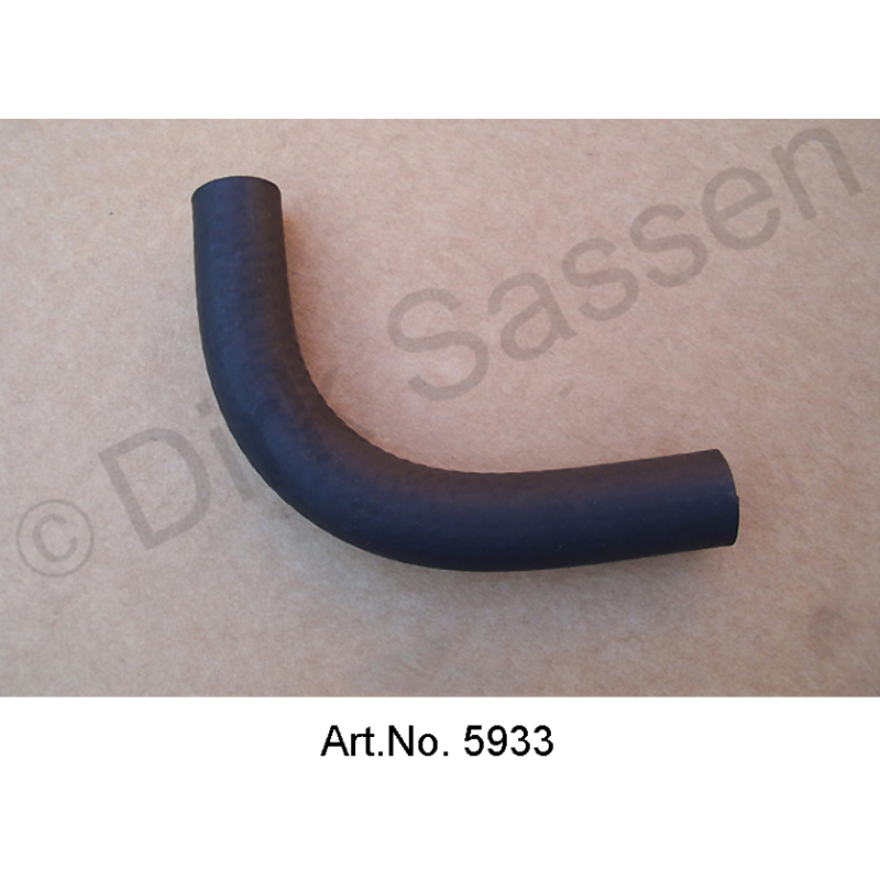 Hose for tank ventilation, outlet tank on fuel line, white