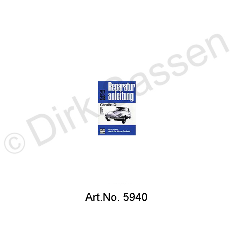 Instrucciones de reparación, modelo D, Vol. 217, 218