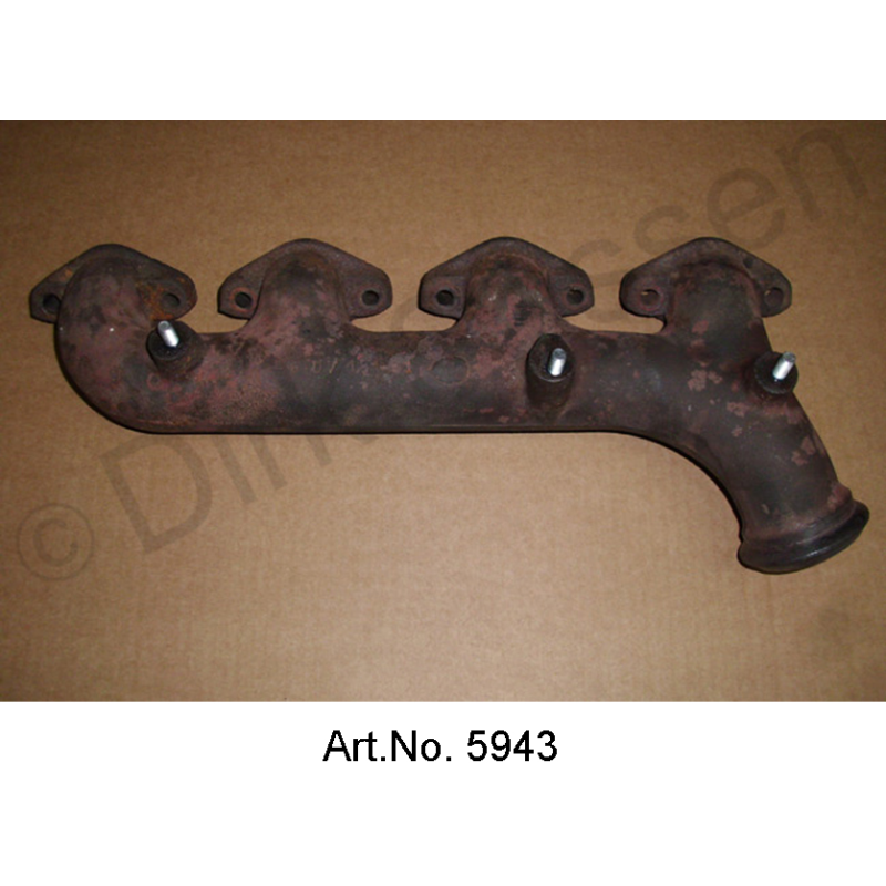 Uitlaatspruitstuk, tot DV / DY 2, uit 1965, gebruikt, 4 in 1