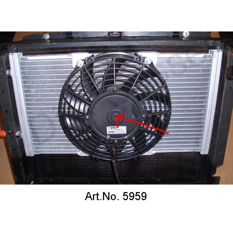 Ventilateur supplémentaire pour la climatisation, 52 mm