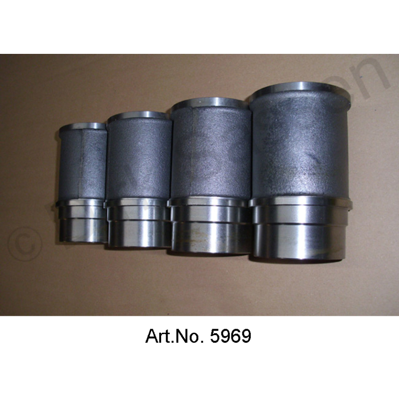 Pistoni e boccole e anelli, DS / ID 19, montato fino al 1965, corona piatta a pistone