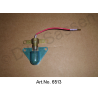 Lighting for heating panel, blue, from 1969, as new