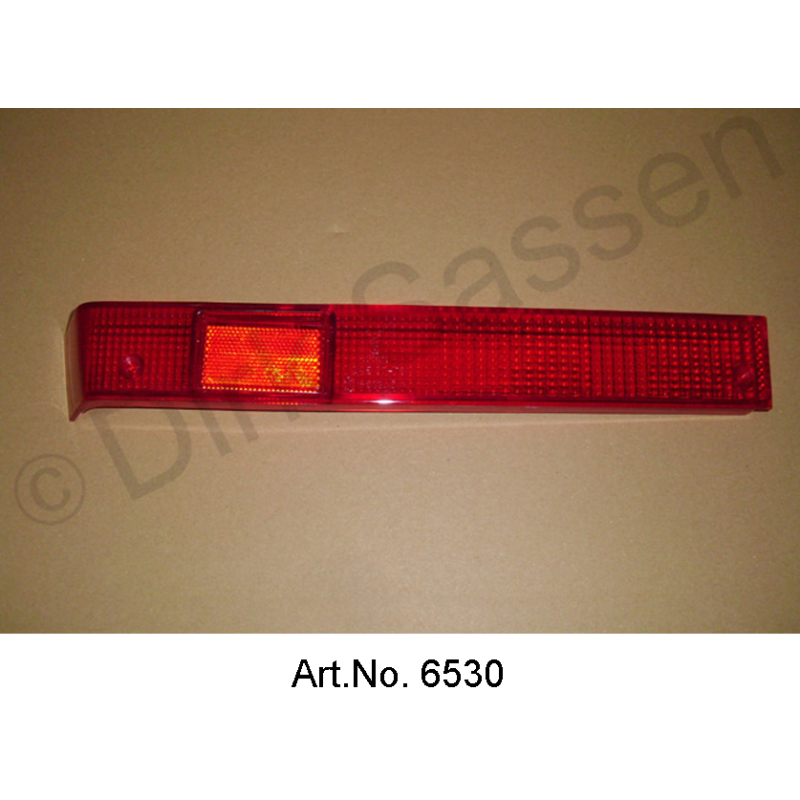 Achterlichtlens, SM, rood, links