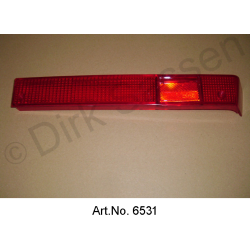 Taillight lens, SM, red, right