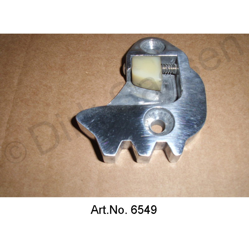 Bloccare il fermo, a destra, in alluminio, fino al 1970, usata