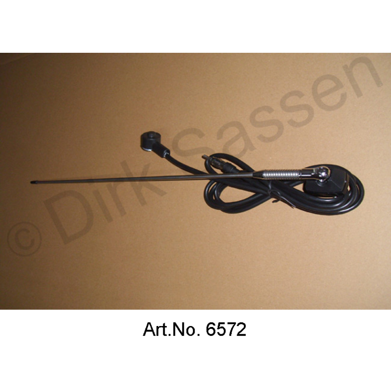 Roof antenna, chrome-plated, reproduction