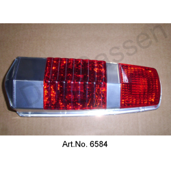 Cap for rear light, Pallas, until 1969, red brake light, 2nd quality