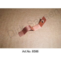 Clasp for turn signal housing, made of copper