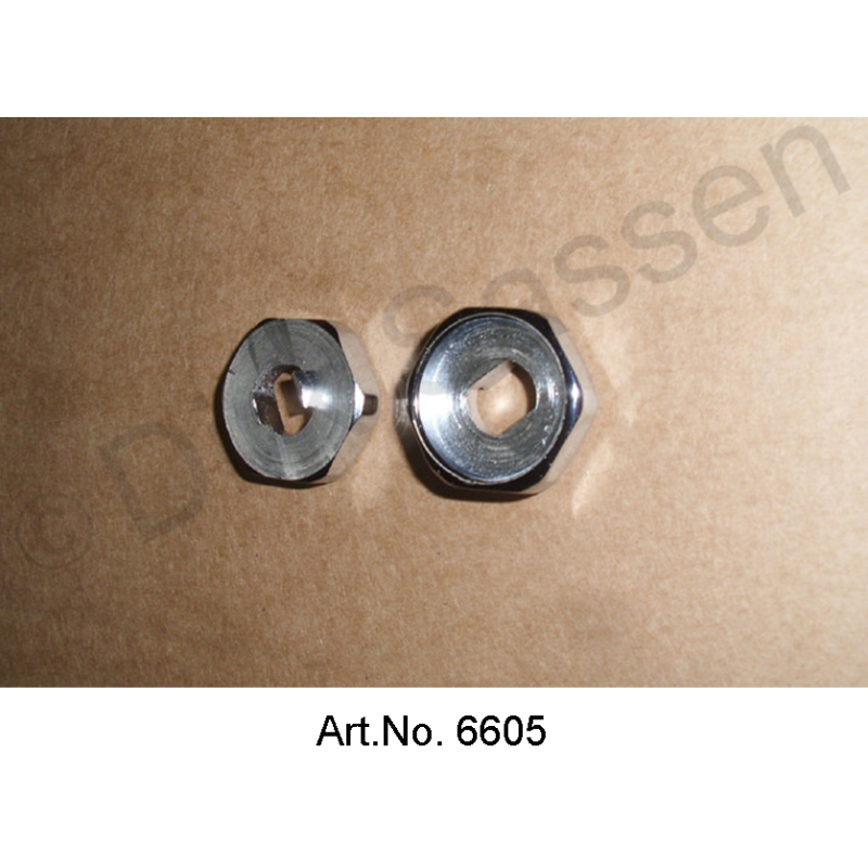 Counter-plate for door handle, inside, chrome-plated, Pallas