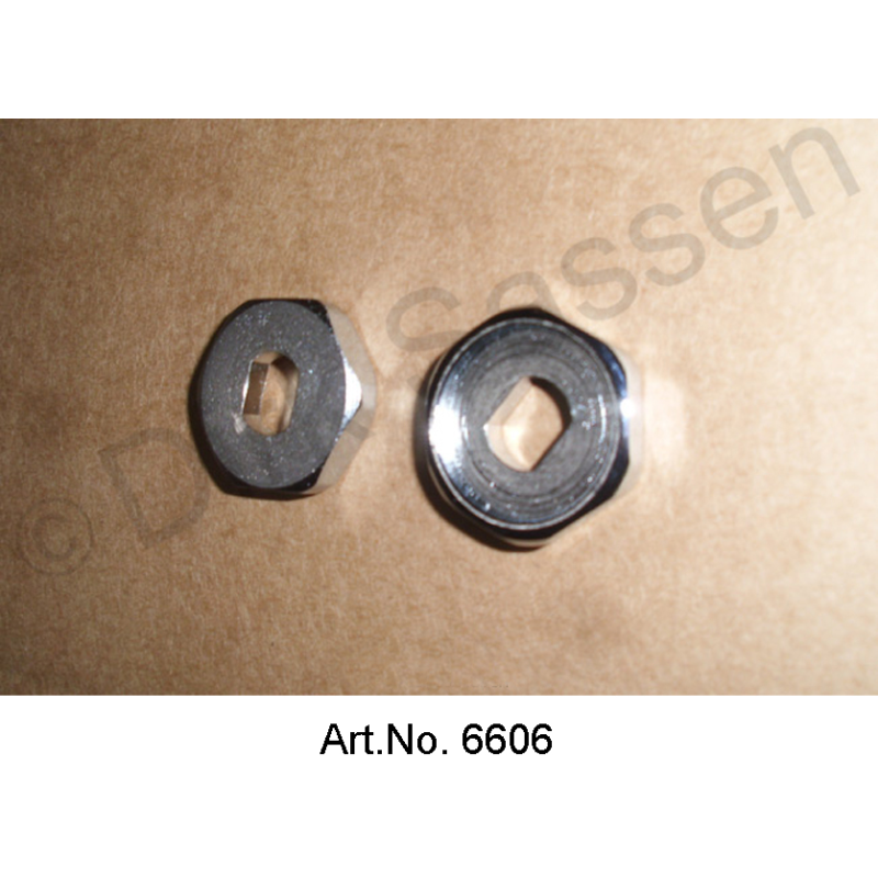 Counter-plate for door handle, inside, chrome-plated, Non Pallas